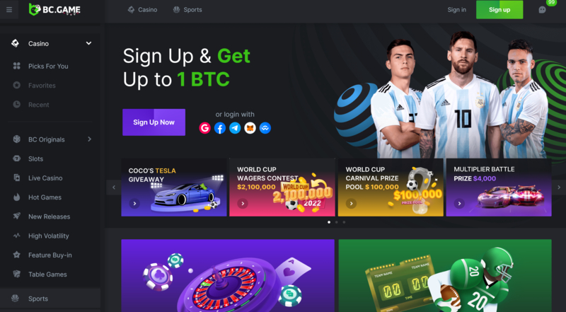 Codici Promozionali e Bonus di BC.Game Codici Promozionali e Bonus di BC.Game